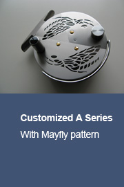 Customized A Series with Mayfly pattern and gold plated screws