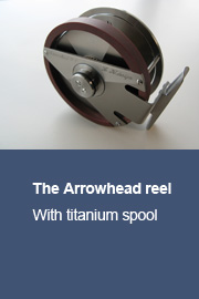 Arrowhead reel with titanium spool