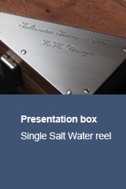 Presentation box for single Salt Water reel